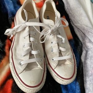 white low top converse